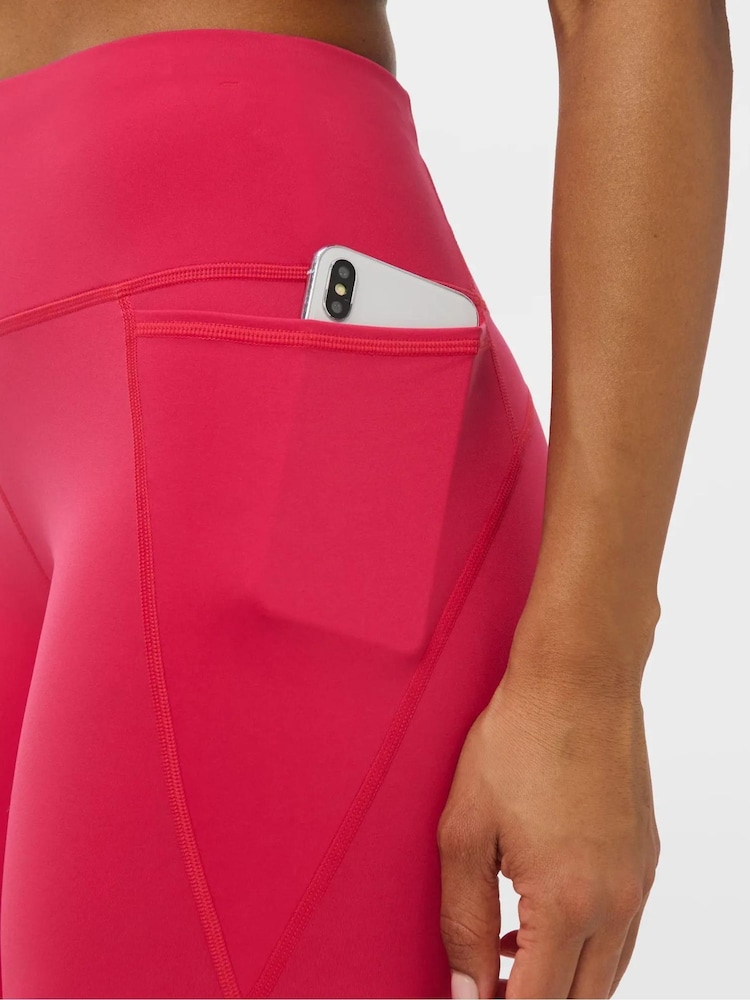 Sweaty Betty Red 27 inch inside seam Power Workout Leggings - Image 6 of 6 Sweaty Betty Red 27 inch inside seam Power Workout Leggings - Image 6 of 6