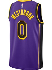 Nike Purple Los Angeles Lakers Jordan Statement Edition Swingman Jersey - Purple - Russell Westbrook Unisex - Image 3 of 3