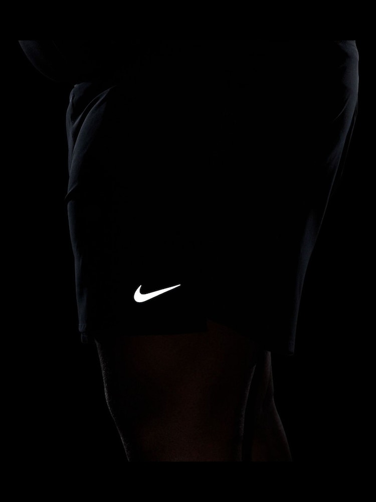 Nike Black Dri-FIT Challenger 5 inch Brief Lined Running Shorts - Image 9 of 9