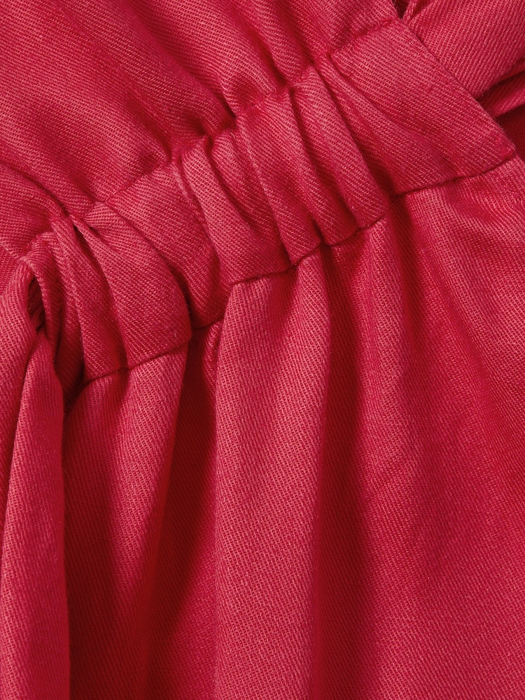 Reiss Coral Selena Linen Blend Drape Jumpsuit - Image 5 of 5