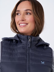 Crew Clothing Blue Quilted Lightweight Gilet - Image 4 of 5