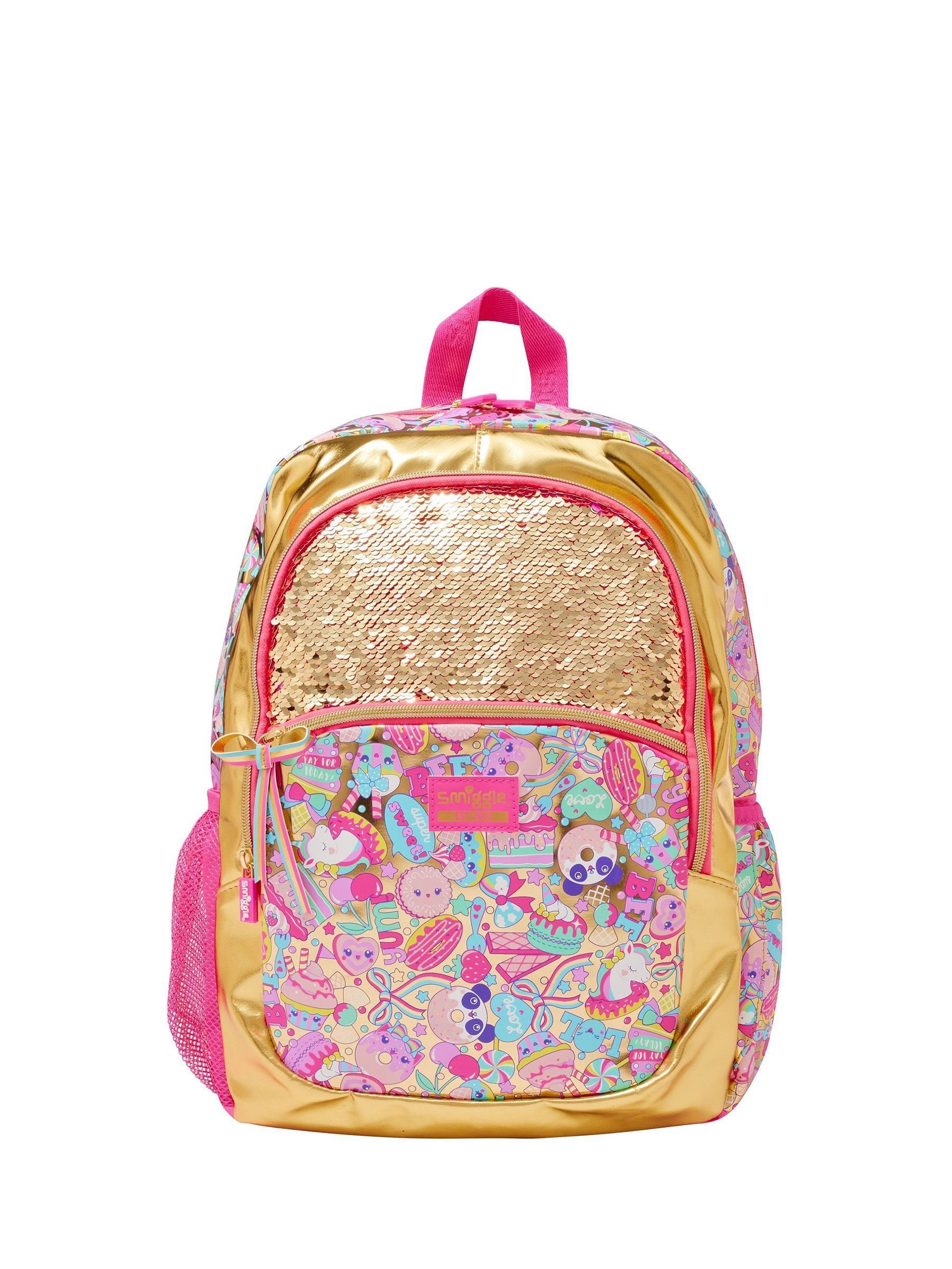Gold smiggle backpack new arrivals