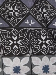 Reiss Black Multi Arizona Medallion Print Drawstring Swim Shorts - Image 6 of 6