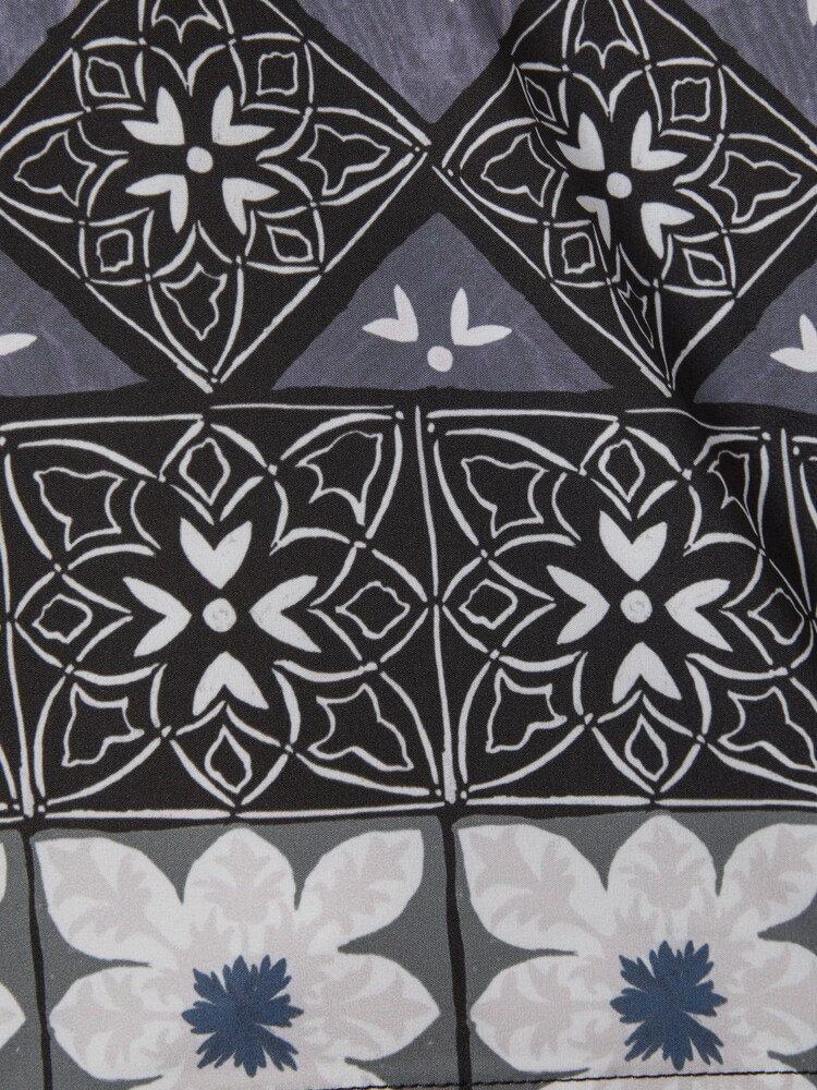 Reiss Black Multi Arizona Medallion Print Drawstring Swim Shorts - Image 6 of 6 Reiss Black Multi Arizona Medallion Print Drawstring Swim Shorts - Image 6 of 6