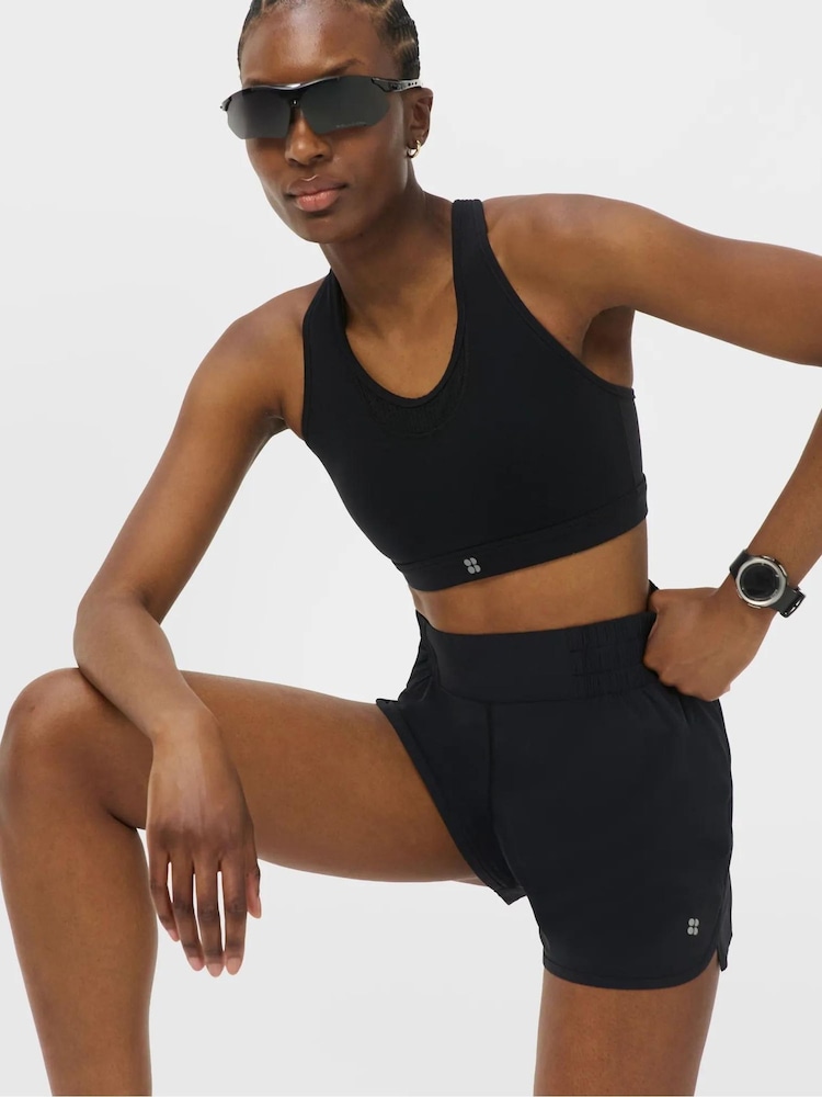 Sweaty Betty Black Running Shell Shorts - Image 1 of 6 Sweaty Betty Black Running Shell Shorts - Image 1 of 6