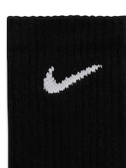 Nike Black Everyday Lightweight Socks 3 Pack - Image 4 of 4