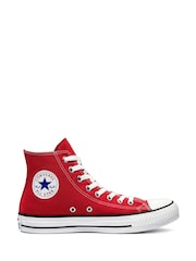 Converse Red Chuck Taylor All Star High Trainers - Image 1 of 8