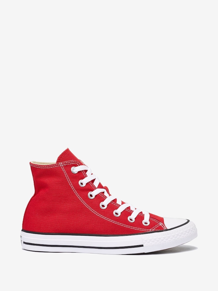 Converse Red Chuck Taylor All Star High Trainers - Image 2 of 8