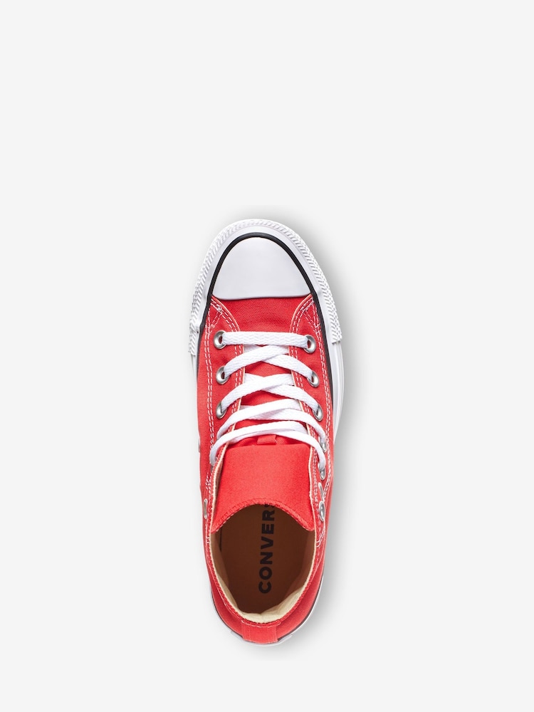 Converse Red Chuck Taylor All Star High Trainers - Image 4 of 8
