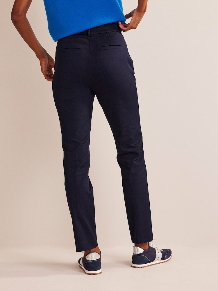 Boden Navy Highgate Bi-Stretch Trousers - Image 2 of 5