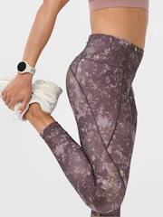 Purple Erosia Print - Sweaty Betty Power訓練內搭褲 - 圖片 1/6