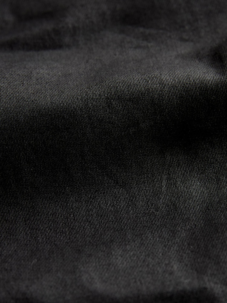 Schwarz - Lift, Style And Shape Beschichtete Utility-Jeans aus Denim in Slim Fit mit Cargotaschen - Bild 7 von 7