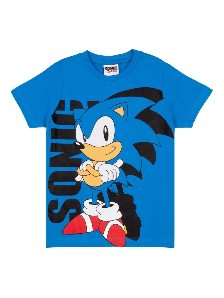 Vanilla Underground Blue Sonic Gaming 100% Cotton T-Shirt - Image 1 of 5