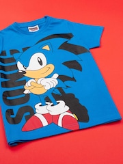 Vanilla Underground Blue Sonic Gaming 100% Cotton T-Shirt - Image 2 of 5