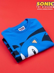 Vanilla Underground Blue Sonic Gaming 100% Cotton T-Shirt - Image 3 of 5