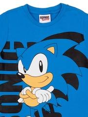 Vanilla Underground Blue Sonic Gaming 100% Cotton T-Shirt - Image 4 of 5