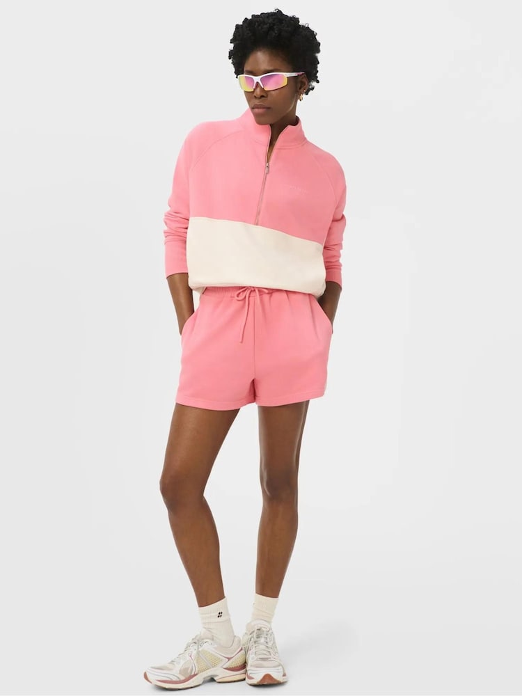 Sweaty Betty Pink Revive Side Stripe Shorts - Image 2 of 6