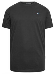 BadRhino Big & Tall Black 100% Cotton Short Sleeve T-Shirts 5 Pack - Image 7 of 7