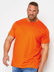 BadRhino Big & Tall Black 100% Cotton Short Sleeve T-Shirts 5 Pack - Image 6 of 7