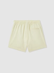 Reiss Lemon Shore 13-14 yrs Plain Drawstring Waist Swim Shorts - Image 2 of 3