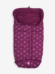 JoJo Maman Bébé Berry Bird Waterproof Fleece Lined Buggy Cosy - Image 3 of 4