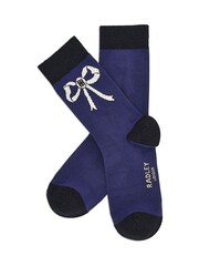 Radley Purple Bow Sock Set - Image 4 of 4