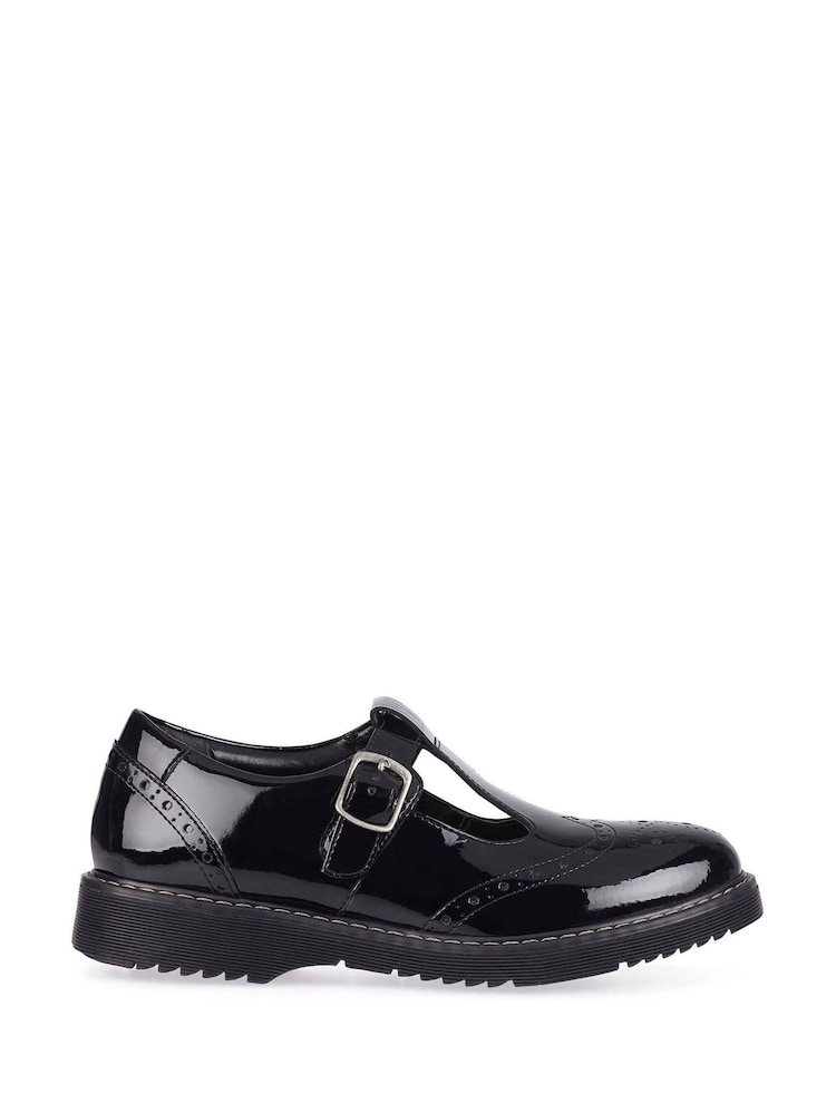 Start-Rite Imagine T-Bar Black School Shoes Standard Width Fitting - Image 1 of 5