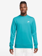 Nike Cactus Blue Club Crew Sweatshirt - Image 1 of 9