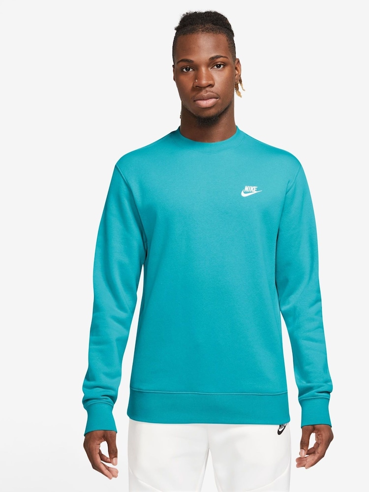 Nike Cactus Blue Club Crew Sweatshirt - Image 1 of 9