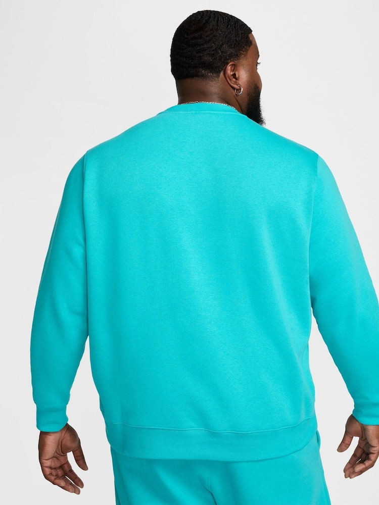 Nike Cactus Blue Club Crew Sweatshirt - Image 5 of 9