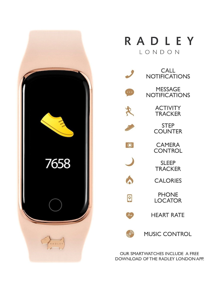 Radley Ladies Series 8 Smart Cobweb Silicone Strap Watch RYS08-2090 - Image 3 of 6