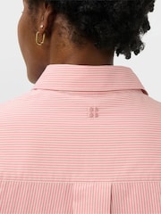 Sweaty Betty Pink Summer Stripe Shirt - Image 5 of 5