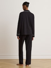 Lauren Ralph Lauren Cotton Long Sleeve Pyjamas Set - Image 2 de 4