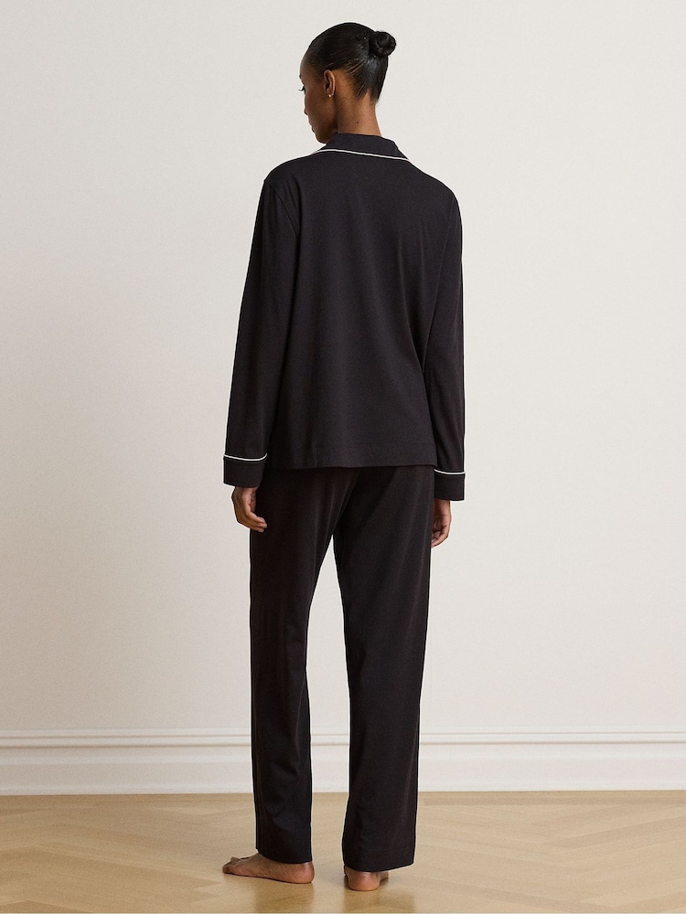 Lauren Ralph Lauren Cotton Long Sleeve Pyjamas Set - Image 2 de 4 Lauren Ralph Lauren Cotton Long Sleeve Pyjamas Set - Image 2 de 4
