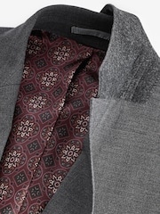 Grey Regular Fit Signature Italian Fabric Suit Jacket - Image 8 of 10