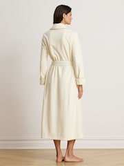 Lauren Ralph Lauren Cream Dalton Fleece Long Robe - Image 3 of 4