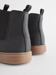 Schwarz - Chelsea-Stiefel mit dicker Sohle - Bild 3 von 5