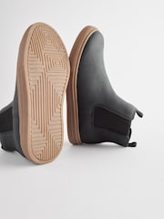 Schwarz - Chelsea-Stiefel mit dicker Sohle - Bild 4 von 5