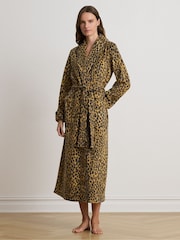 Lauren Ralph Lauren Animal Dalton Fleece Long Robe - Image 1 of 4