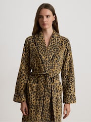 Lauren Ralph Lauren Animal Dalton Fleece Long Robe - Image 3 of 4