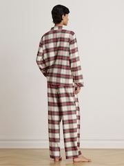 Lauren Ralph Lauren Cream Brushed Cotton Pyjamas Set - Image 4 of 4