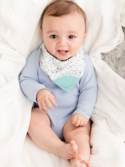 Cheeky Chompers Teething Dribble Baby 100% Cotton Bibs 3 Pack - Image 7 of 11