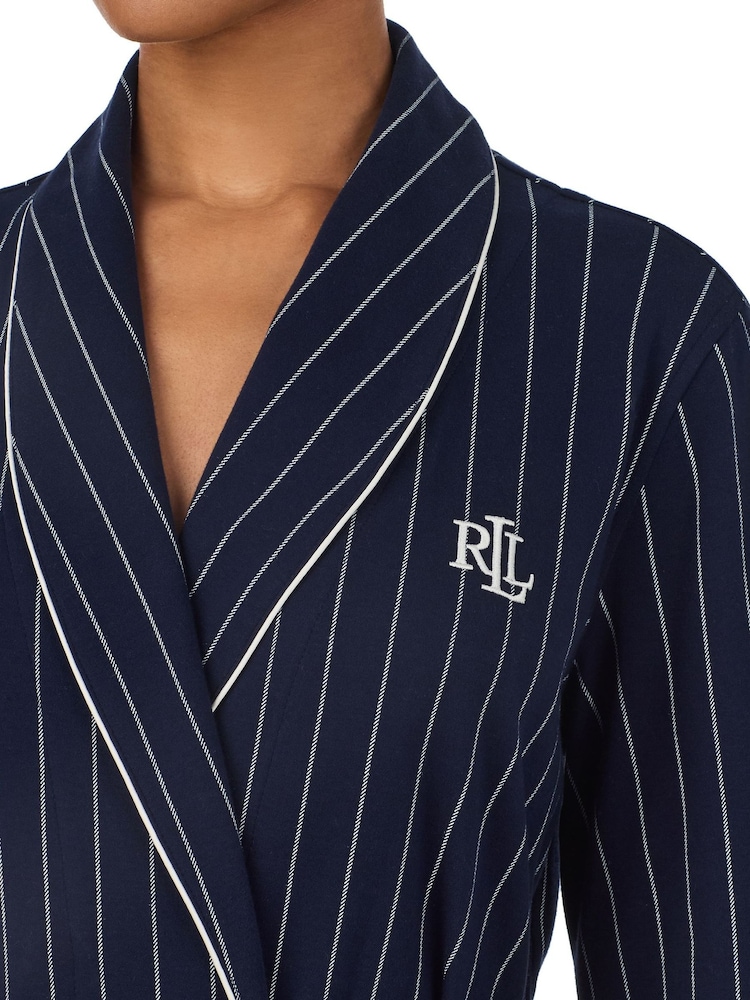 Lauren Ralph Lauren Cotton Shawl Collar Robe - Slika 4 od 4