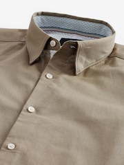 Tan Stretch Oxford Long Sleeve Shirt - Image 7 of 8