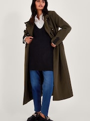 črna - Monsoon Pleten Tabard pletena jopa - Slika 3 iz 4
