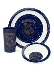 Vanilla Underground Blue Harry Potter Licensed Kids Dinnerware Set - Image 1 of 5