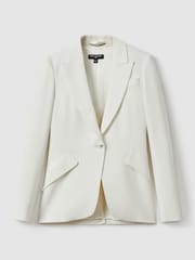 Reiss Ivory Camille Atelier Slim Fit Suit Blazer - Image 2 of 5