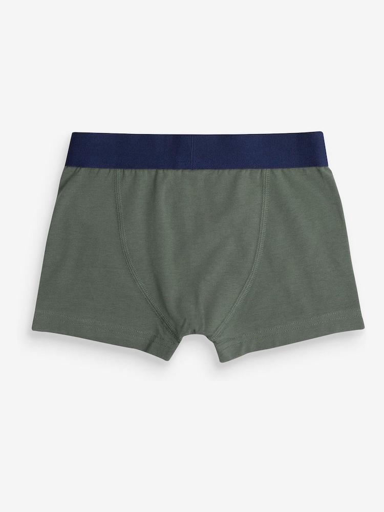 Plum/Navy 7 Pack Trunks (2-16yrs) - Image 9 of 10