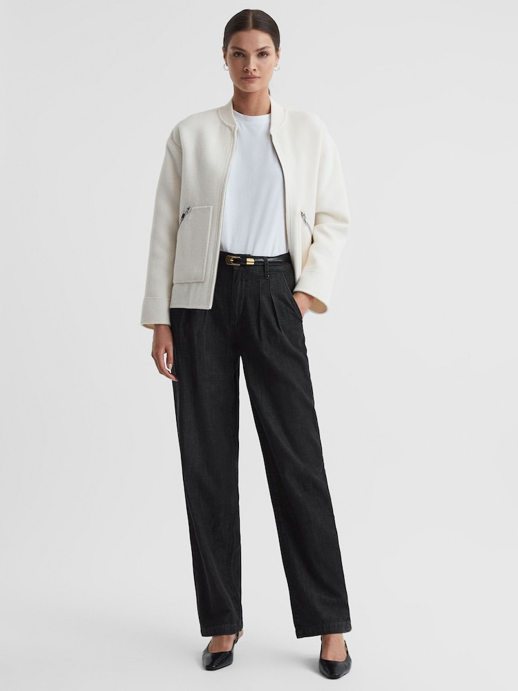 Paige High Rise Tapered Jeans - Image 1 of 6