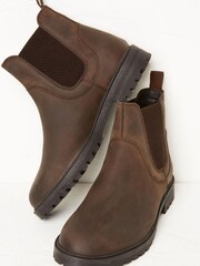 FatFace Brown Ethan Chelsea Ankle Boots - Image 2 of 4